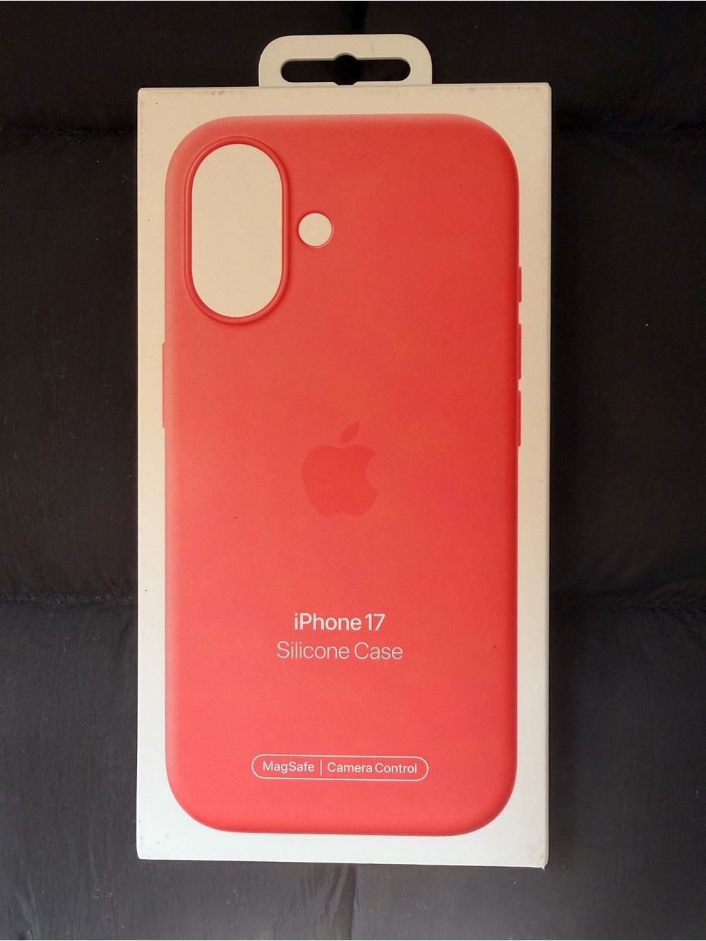 iPhone 17 Silicone Case with MagSafe - Bright Guava